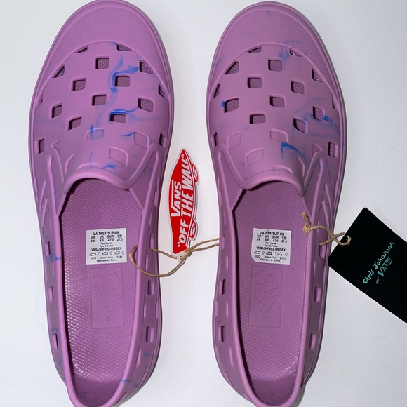 NWB Vans X Chris Johanson Trek Slip-On Shoes - Picture 4 of 10